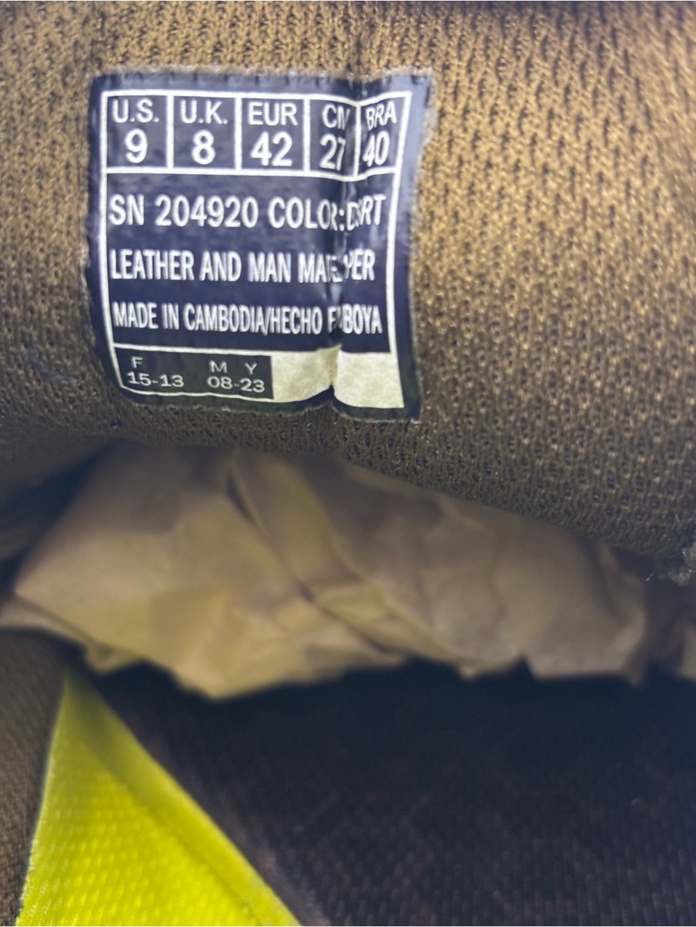 Skechers Relaxed Fit Knowlson Leland Leather Sneakers Comfort Shoes Brown Size 9 - Picture 14 of 15
